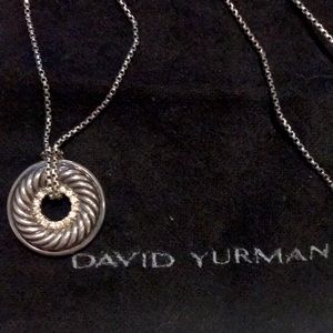 David Yurman 925 Necklace with Diamonds